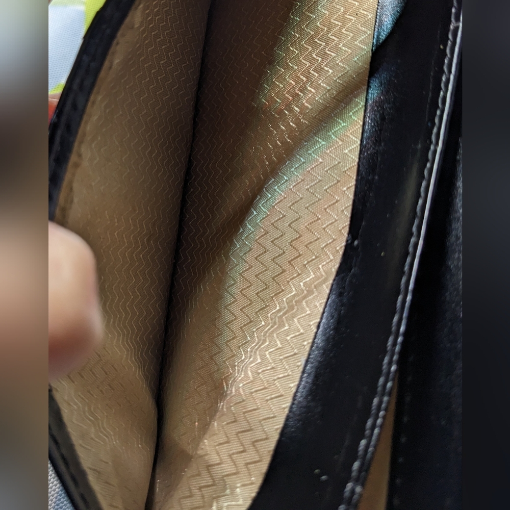 Kate Spade PROJECT Striped Foldover Wallet W/ Callouts For Rehab Or Repurpose - Picture 14 of 16
